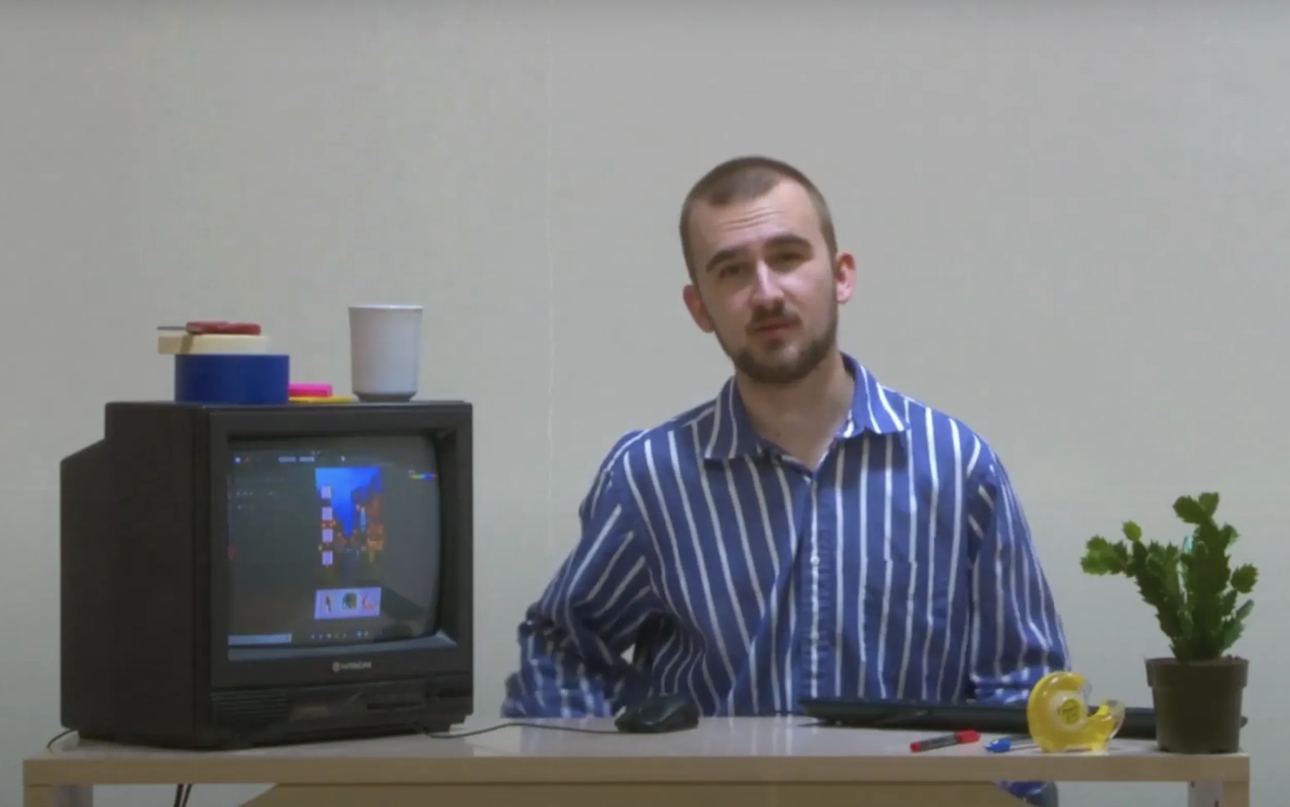 Letters to Felix at desk