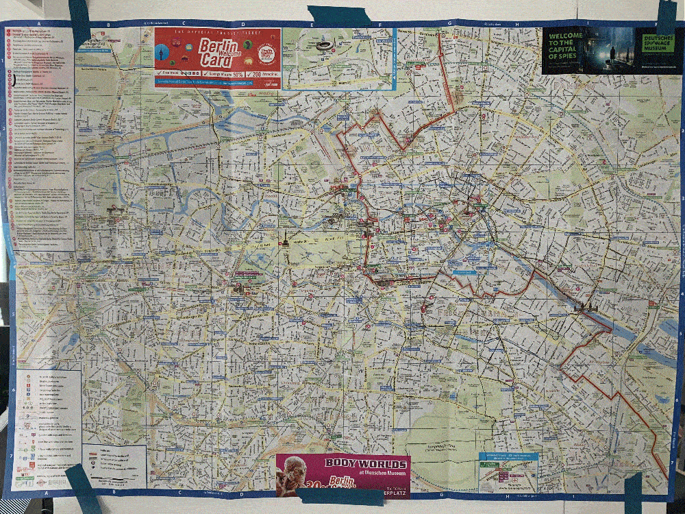 Sproute tourist map
